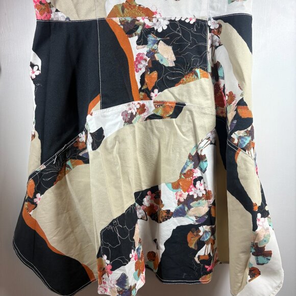 3.1 PHILIP LIM x TARGET | Multicolored Floral Print Dress | Asymetrical Hem | XL - Picture 6 of 10